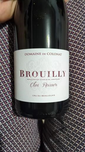 Beaujolais Brouilly Domaine Colonat Clos Reisser 2023