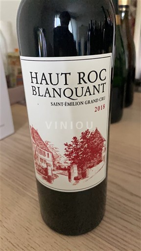 Bordeaux Saint-Émilion Grand Cru Haut Roc Blanquant 2018