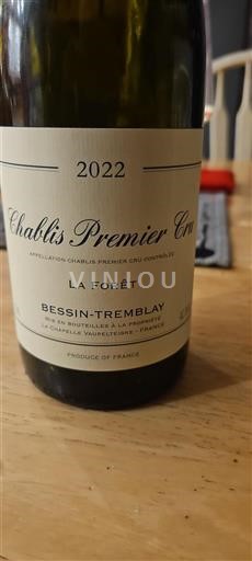 Burgundsko Chablis Premier Cru Premier Cru Bessin-Tremblay La Forêt 2022