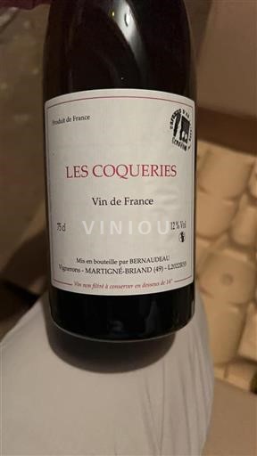 Thung lũng sông Loire Không được chỉ định Bernaudeau Les Coqueries Không niên vụ