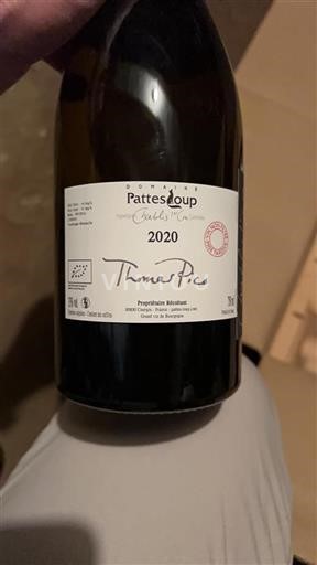 Bourgogne Chablis Premier Cru Premier Cru Domaine Pattes Loup Thomas Pico 2020