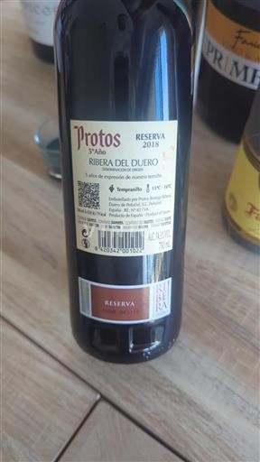 Kastilien und León Ribera del Duero Protos Reserva 2018
