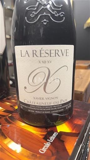 Rhône-dalen Châteauneuf-du-Pape Xavier Vignon La Réserve Ikke årgangsbestemt