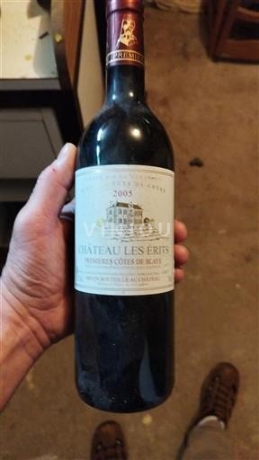 Bordeaux Ikke specificeret Château Les Erits 2005