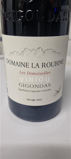 Rhônen laakso Gigondas Domaine La Roubine Les Demoiselles 2023