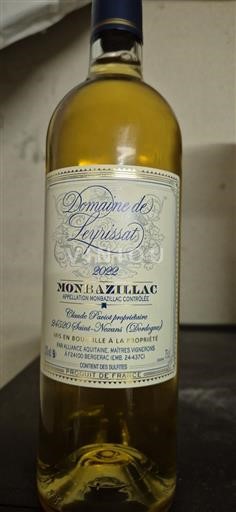 Sud-Ovest Monbazillac Domaine Leyrissat 2022