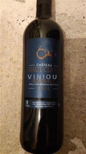 Bordeaux Château Haut Clary 2019