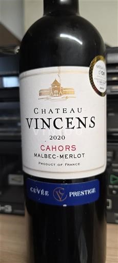 Sudoeste Cahors Château Vincens Prestige 2020