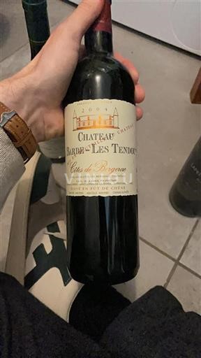 Lounais-Ranska Côtes-de-bergerac Château Barde les Tendout 2004