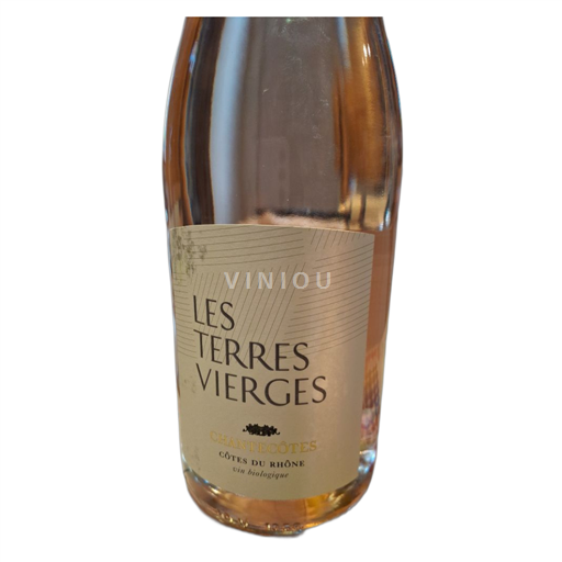 Vin Rosé sec Les Terres Vierges 2024 France Vallée du Rhône Côtes-du-rhône AOC