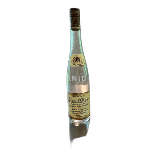 Eaux-de-vie Pomace brandy Marc d’Alsace Gewurtzraminer Réserve particulière J. Nusbaumer 15a France Alsace