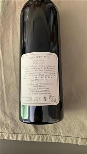 Provence, Lower Rhône Valley, Corsica Méditerranée Domaine Richeaume 2021