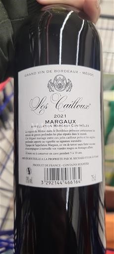 Bordeaux Margaux Les Cailloux 2021