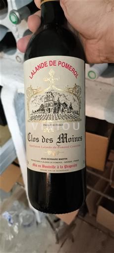 Bordeaux Lalande-de-pomerol Clos des Moines 2002