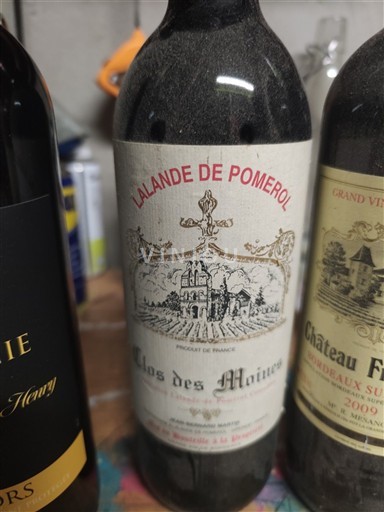Bordeaux Lalande-de-pomerol Clos des Moines 2002