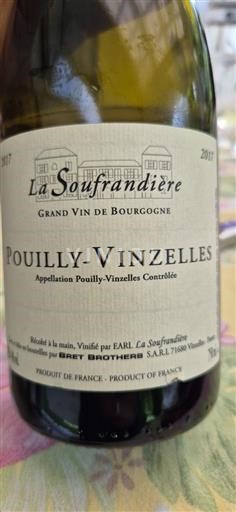 Bourgogne Pouilly-vinzelles La Soufrandière 2017