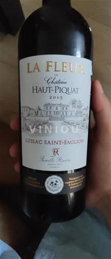 Bordeaux Lussac-saint-émilion Château Haut-Piquat La Fleur 2019