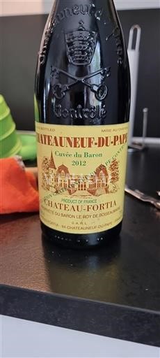 Thung lũng Rhône Châteauneuf-du-pape Château -Fortia du Baron 2012