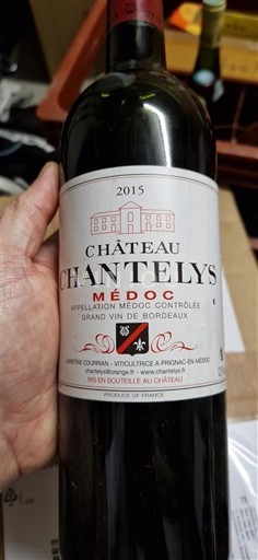 Bordeaux Médoc Château Chantelys 2015