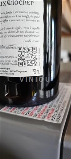 Rhône Valley Vacqueyras Arnoux & Fils Vieux Clocher Non-Vintage