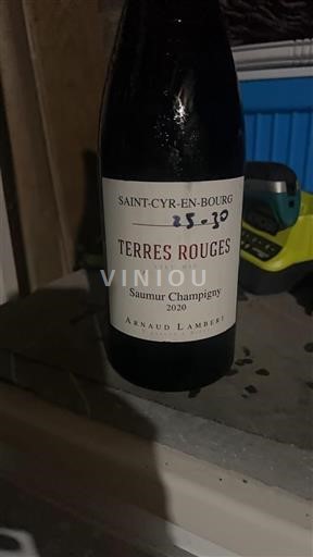 Valle della Loira Saumur-Champigny Arnaud Lambert Terres Rouges 2020