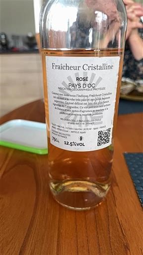Languedoc og Roussillon Pays d'Oc Fraîcheur Cristalline 2022