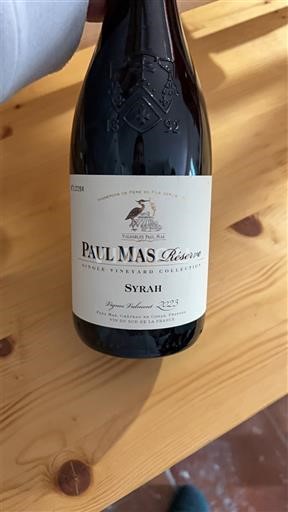 Viner Rouge sec Réserve Paul Mas 2023 Frankrike Languedoc og Roussillon Pays d'oc IGP