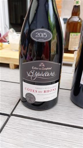 Rhônetal Côtes du Rhône Cellier des Dauphins Signature 2015
