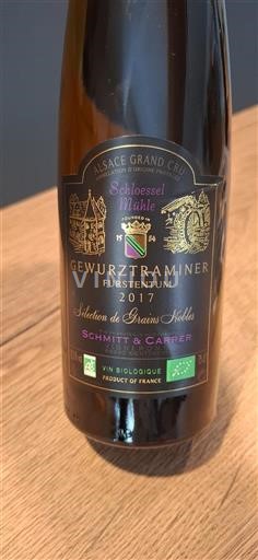 Alsace Alsace Grand Cru Grand Cru Schloessel Mühle Sélection de Grains Nobles 2017