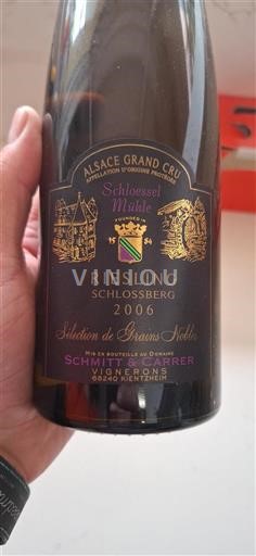 Alsace Ikke specificeret Grand Cru Schitt & Carrer Sélection de Grains Nobles 2006