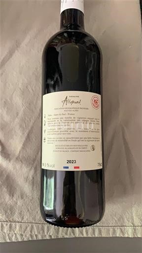 Provence, Lower Rhône Valley, Corsica Hautes-Alpes Domaine Allemand 2023