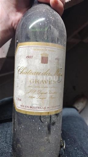 Bordeaux Graves Château Mont 1985