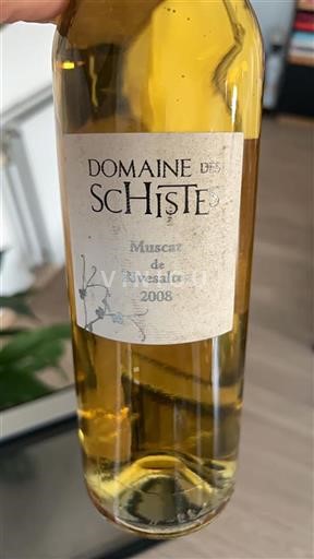 Roussillon Muscat di Rivesaltes Domaine Des Schistes Muscat de Rivesaltes 2008