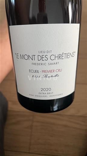 Champaña Champán Premier Cru Frédéric Savart Le Mont des Chr%c3%a9tiens 2020