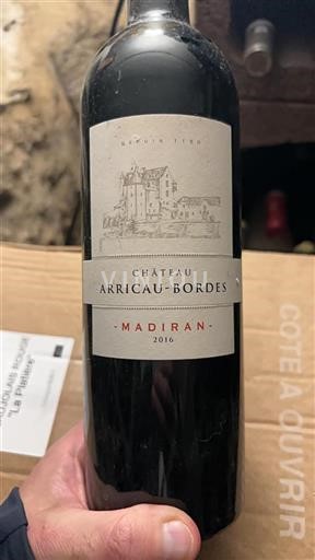 Lounais-Ranska Madiran Château Arricau-Bordes 2016