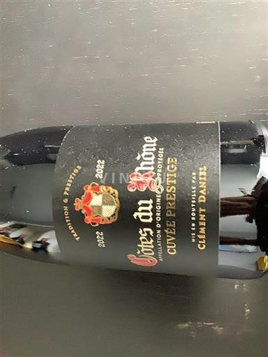 Rhône-dalen Côtes-du-Rhône Clément Danière Prestige 2022