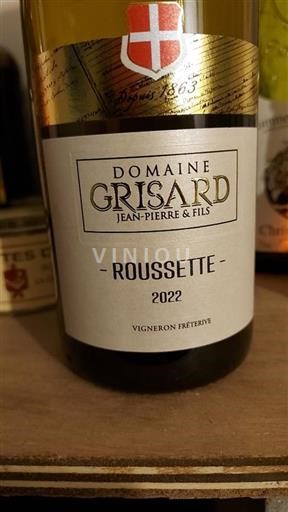 Savoie och Bugey Roussette de Savoie Domaine Grisard Jeanpierre & Fils Roussette 2022