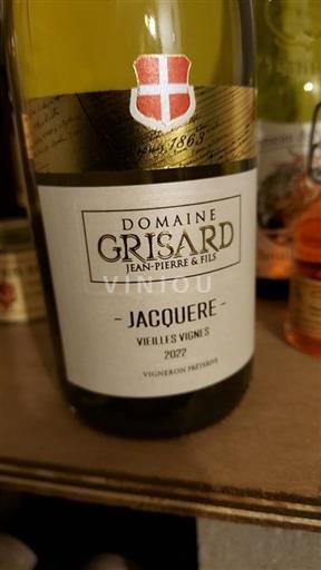 Savoie och Bugey Vin från Savoie Domaine Grisard Jeanpierre & Fils Jacquere 2022