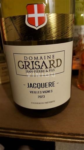 Savoie och Bugey Vin från Savoie Domaine Grisard Jeanpierre & Fils Jacquere 2023