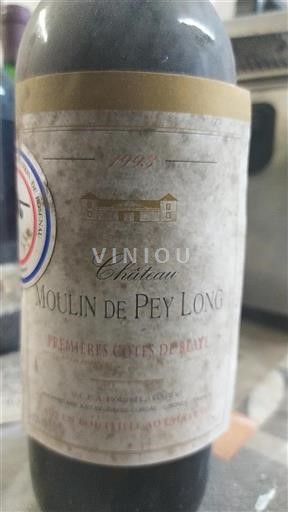 Bordeaux Nespecifikováno Château Moulin de Pey Long 1993