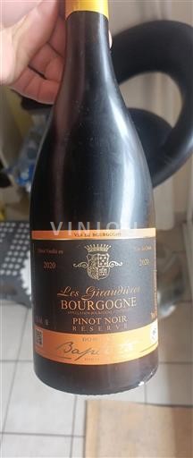 Borgonha Domaine Baptista Pinot Noir Réserve 2020