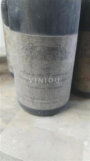 Vin Rouge sec Cuvée des Canneurs 1985 France Bourgogne Bourgogne-passetoutgrain AOC