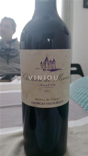 Sydvestfrankrig Cahors Château Mercuès Grand Vin 2017