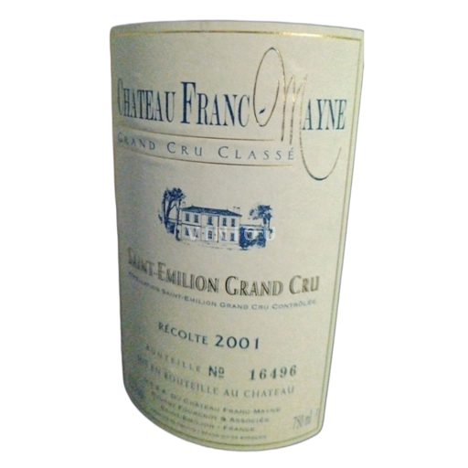 Burdeos Saint-Émilion Gran Cru Grand Cru Château Franc-Mayne 2001