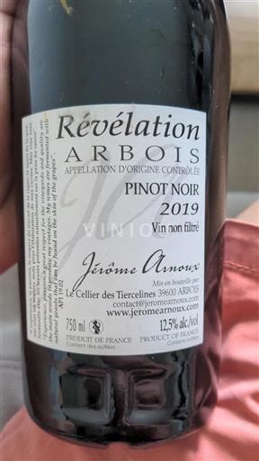 Jura Arbois Jérôme Arnoux Révélation 2019