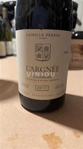 Rhône Valley Gigondas Famille Perrin L'Argnée 2017
