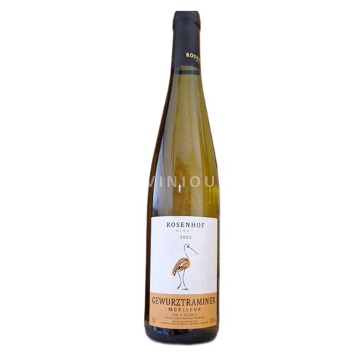 Vin Blanc moelleux Gewurztraminer Moelleux Rosenhof 2023 France Alsace AOC Grand Cru
