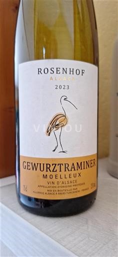 Alsace Ospecificerad Grand Cru Rosenhof Gewurztraminer Moelleux 2023