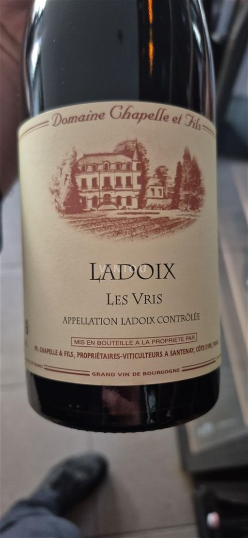 Borgoña Ladoix Domaine Chapelle et Fils Les Vris Sin añada