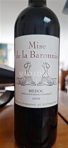 Burdeos Médoc Baron Philippe de Rothschild Mise de la Baronnie 2009